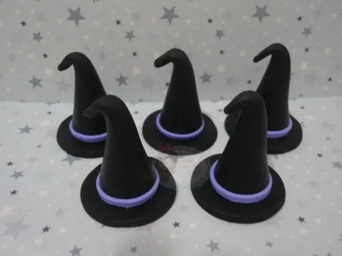 Aplique chapéu da bruxa