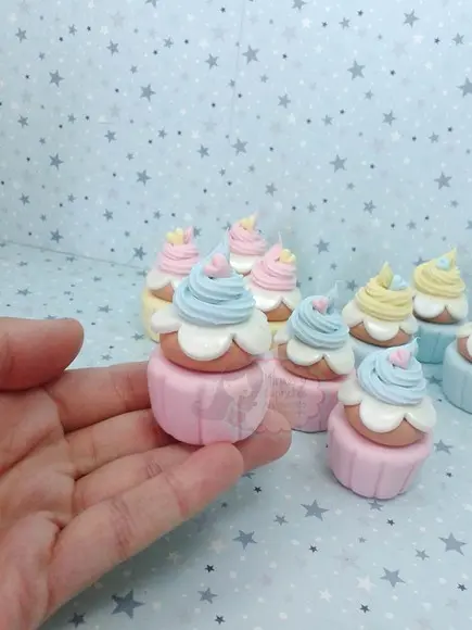 Aplique cupcake 3d
