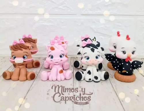 Aplique Fazendinha Rosa