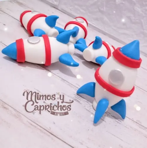 Aplique Foguete Astronauta
