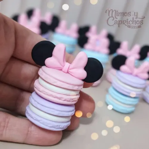 Aplique Macaron Minnie