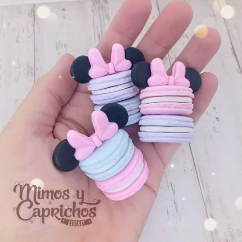 Aplique Macaron Minnie