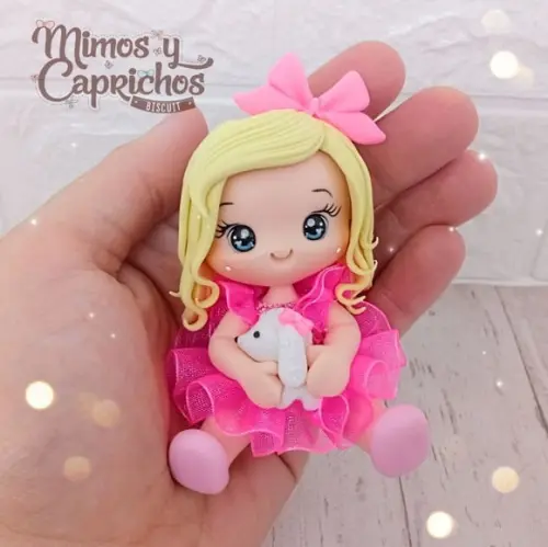 Aplique Menina Barbie