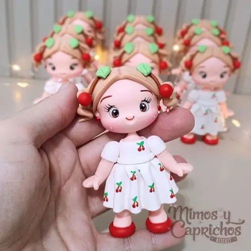 Aplique Menina Cerejinha