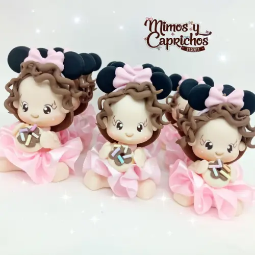 Aplique Menina Minnie Confeiteira
