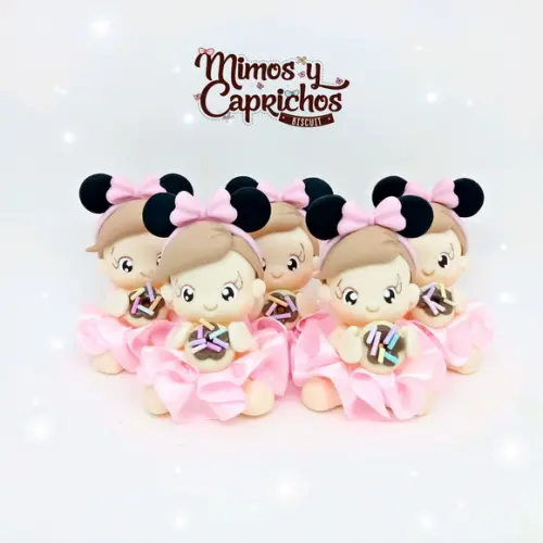 Aplique Menina Minnie Confeiteira