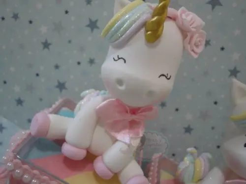 Caixinha decorada unicórnio
