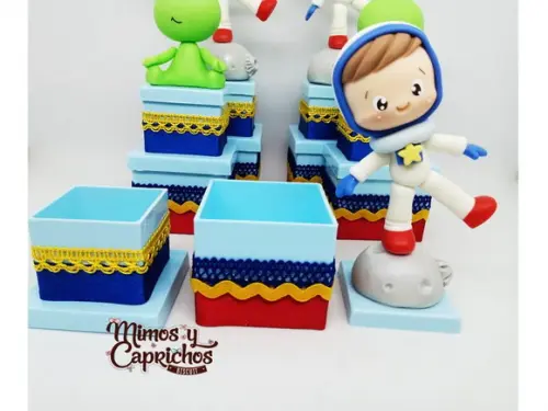 Caixinha Dupla Astronauta