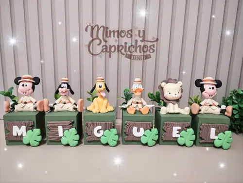 Cubos Personalizados Mickey Safari