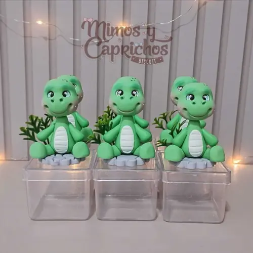 Kit com 6 Caixinhas Dinossauro Pronta Entrega