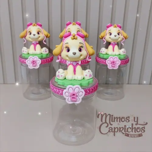 Lembrancinha Pote Skye Patrulha Canina