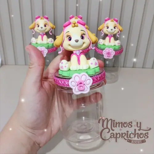 Lembrancinha Pote Skye Patrulha Canina