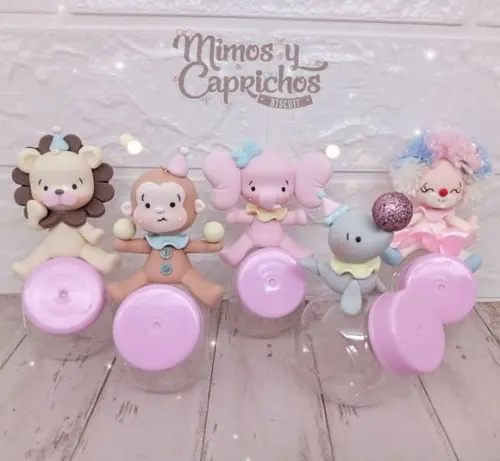 Mini Baleiro Circo Rosa
