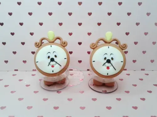 Mini Baleiro Horloge(A bela e a fera)