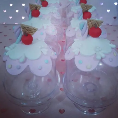 Mini cúpula confeitaria