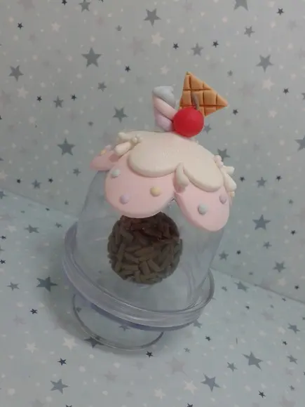 Mini cúpula confeitaria