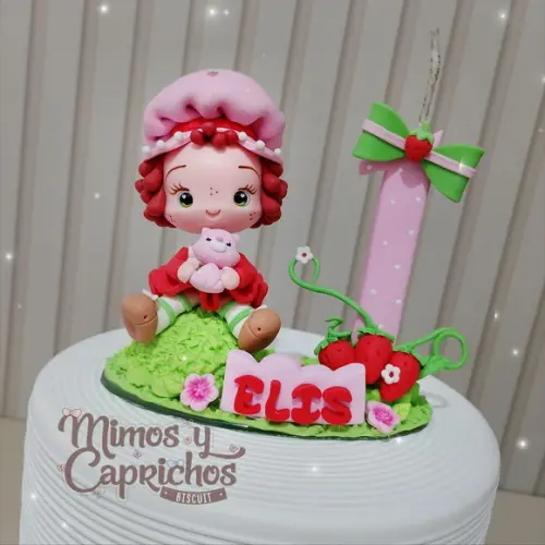 Mini Topo Moranguinho com Nome
