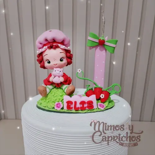 Mini Topo Moranguinho com Nome