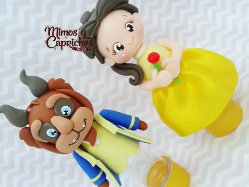Mini tubete A Bela e a fera