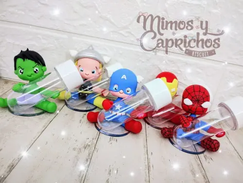 Mini Tubetes Heróis