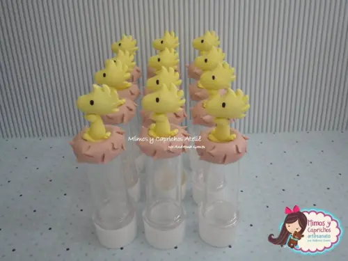 Mini Tubete woodstock no ninho