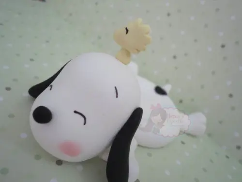 Porta docinho Snoopy e woodstock