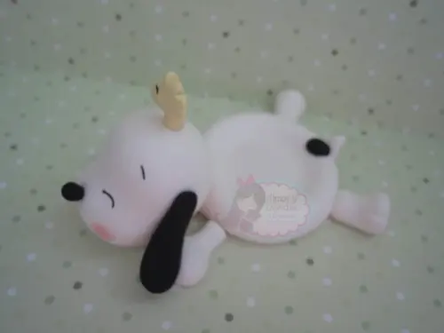 Porta docinho Snoopy e woodstock