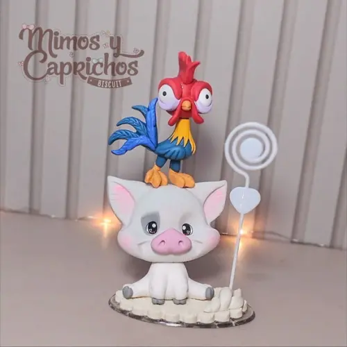 Porta Foto Puá e Heihei Moana