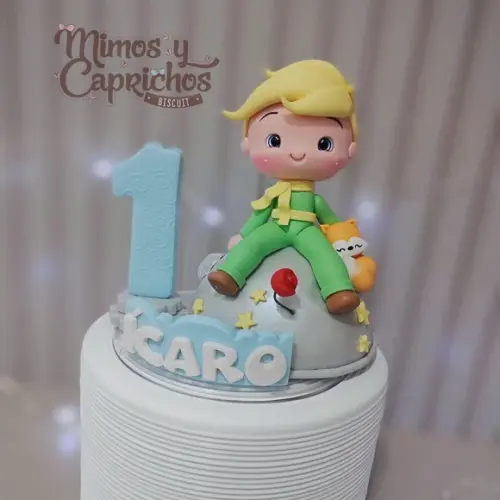 Topo de bolo Pequeno Príncipe