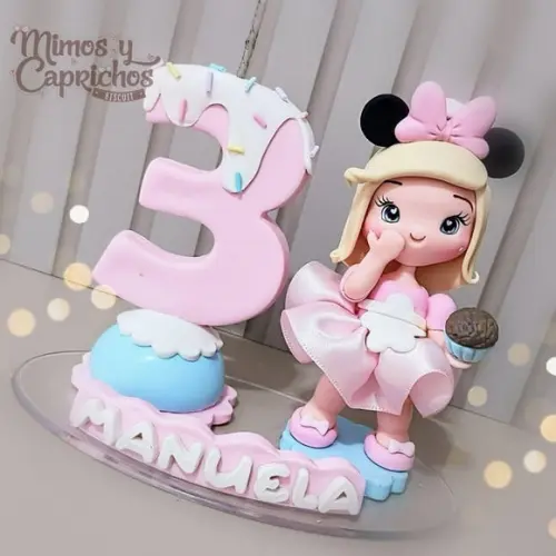 Topo Menina Minnie Confeiteira