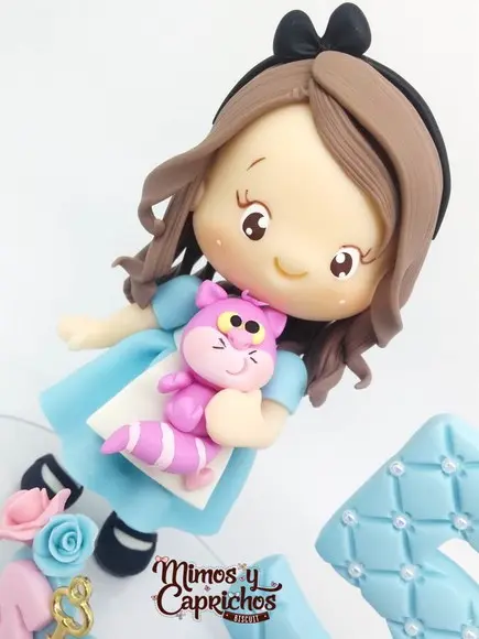 Topo Personalizado Alice no País das Maravilhas