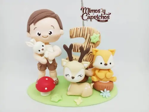 Topo personalizado Bosque Menino
