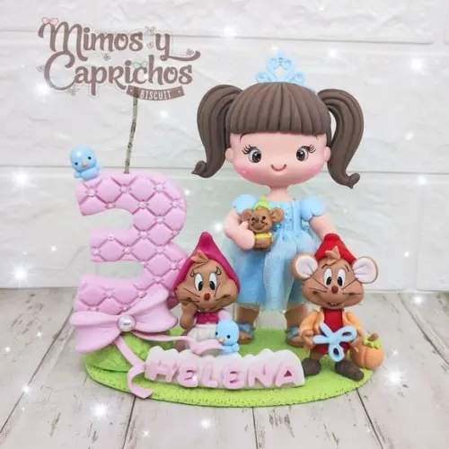 Topo Personalizado Cinderela