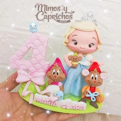 Topo Personalizado Cinderela