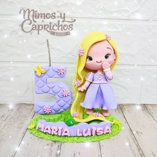 Topo Personalizado Rapunzel