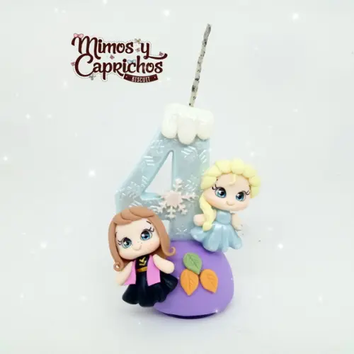 Vela decorada Frozen 2