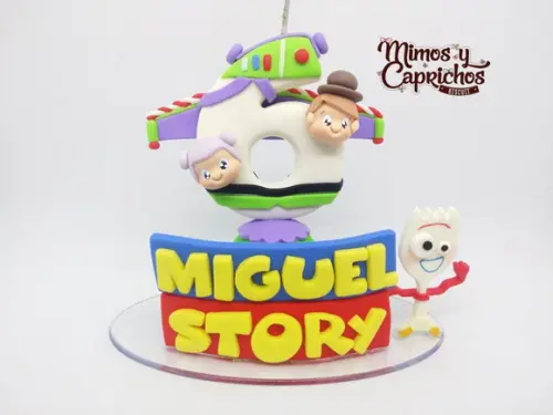 Vela decorada Toy Story
