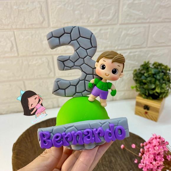 Vela Hulk Personalizado