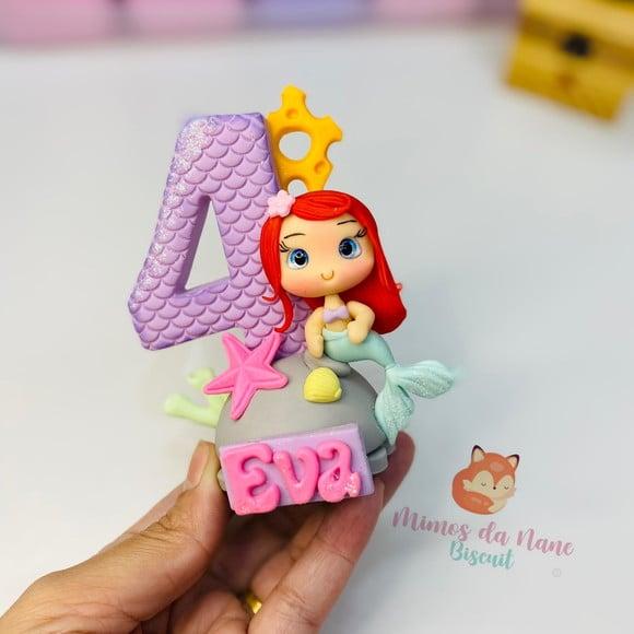 Vela Pequena Sereia Biscuit