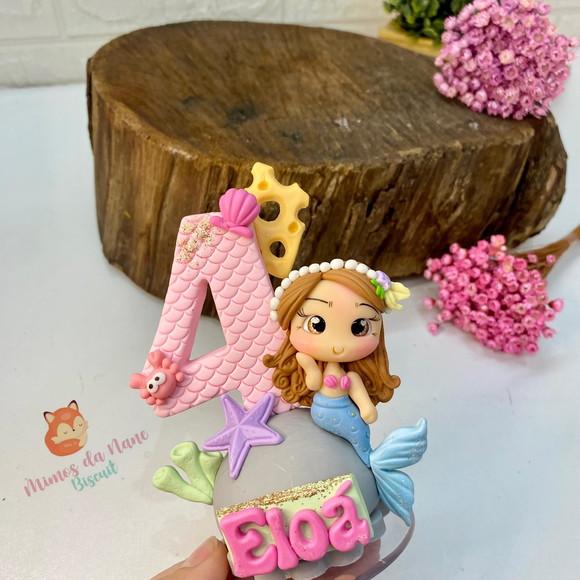 Vela Sereia Personalizada