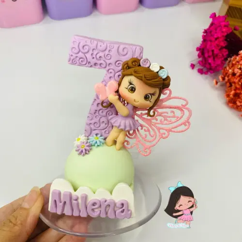 Vela de Aniversário Jardim Encantado