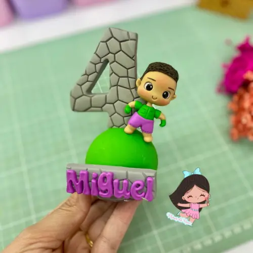 Vela de Biscuit Hulk Personalizada