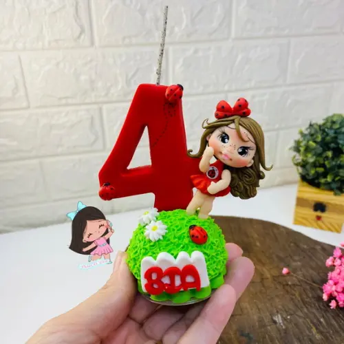 Vela Joaninha Personalizada