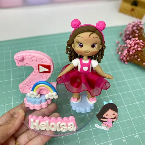 Vela Maria Clara e Jp,personalizada
