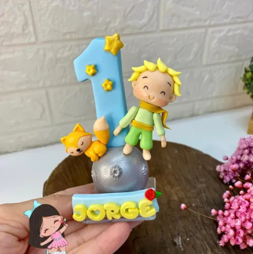 Vela Pequeno Príncipe e a Raposa