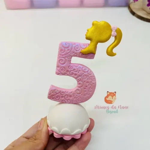 Vela Personalizada Barbie
