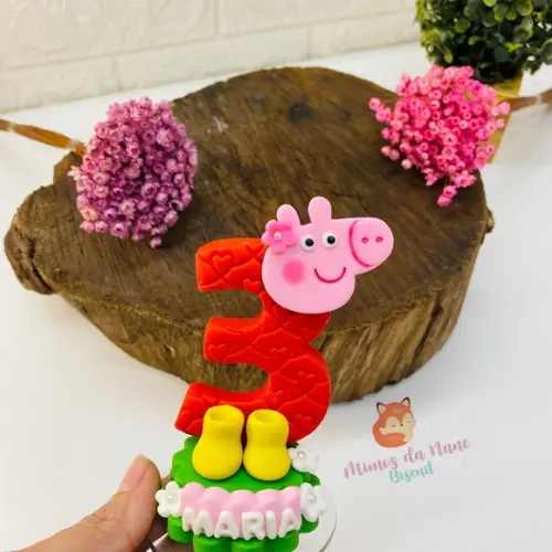 Vela Pig Rosa
