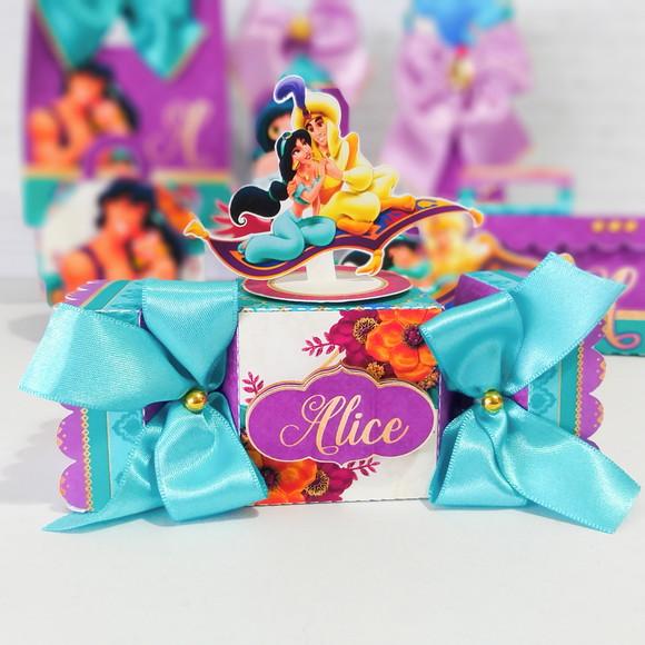 2 KITS FESTA PRONTA JASMINE 60 CAIXAS PERSONALIZADAS 1