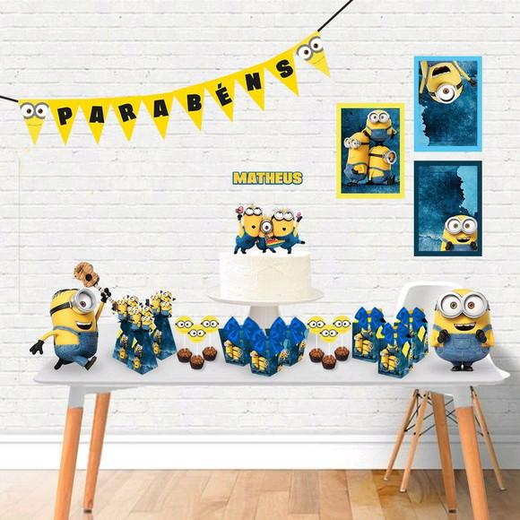 Decoração Kit Festa Só Um Bolinho Minions