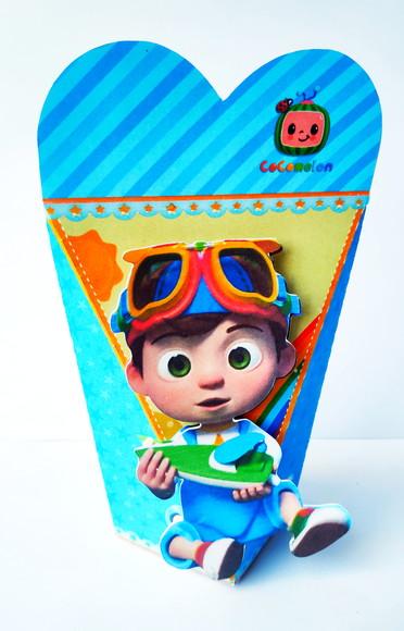 KIT 30 CAIXAS PERSONALIZADAS COCOMELON